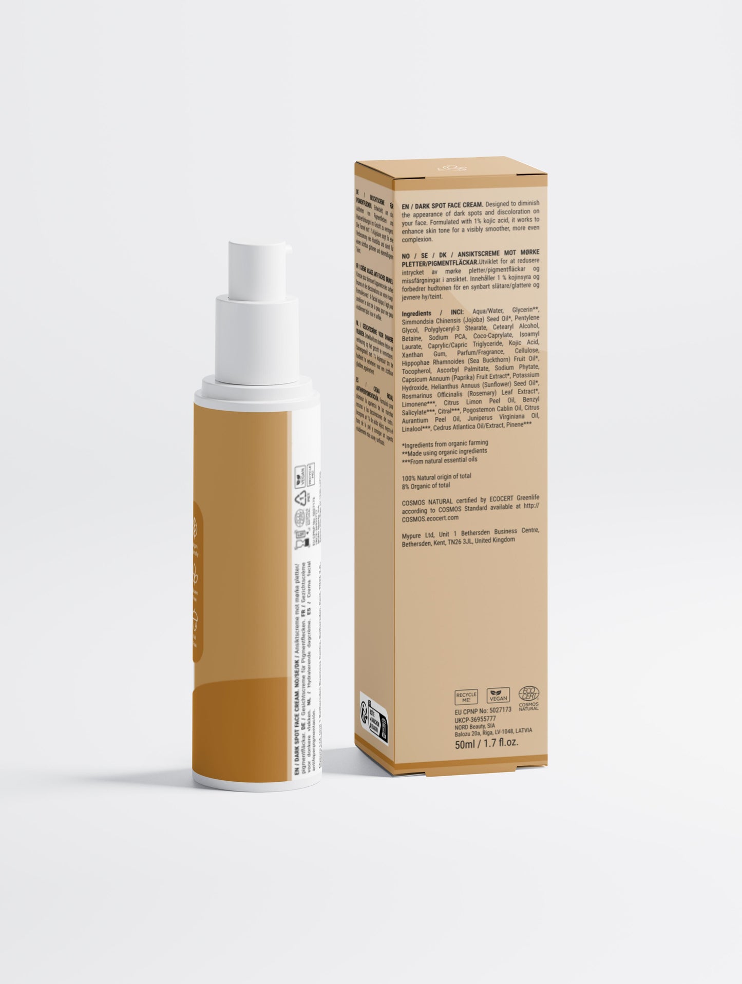 Dark Spot Face Cream with Kojic Acid